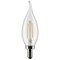 Satco 3-Watt CA10 LED - Clear - Candelabra Base - 2700K - 200 Lumens - 120 Volts, 2PK S21839 - alternate 1